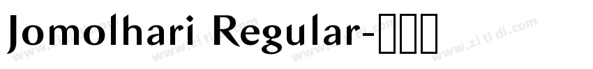 Jomolhari Regular字体转换 Jomolhari Regular字体转换